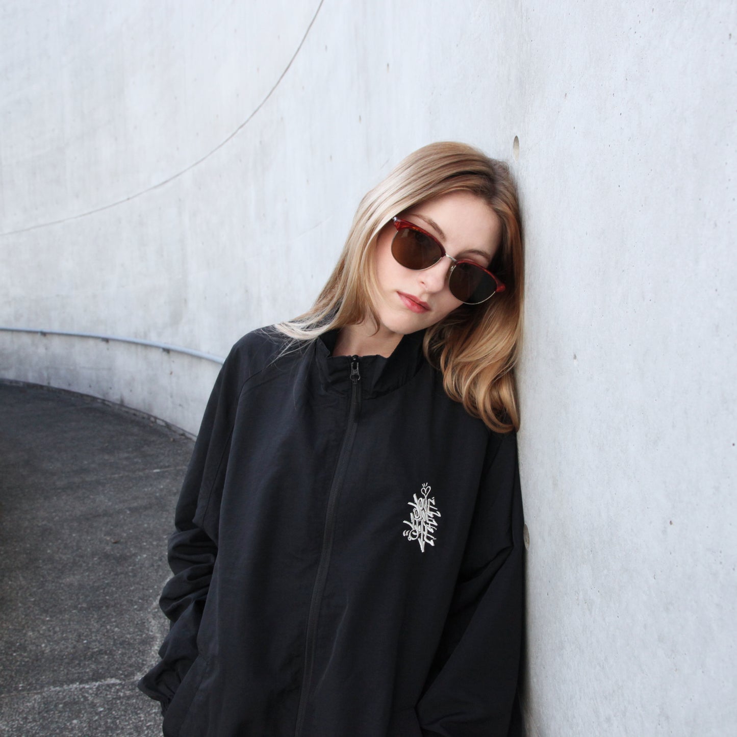 love one life training jacket in black