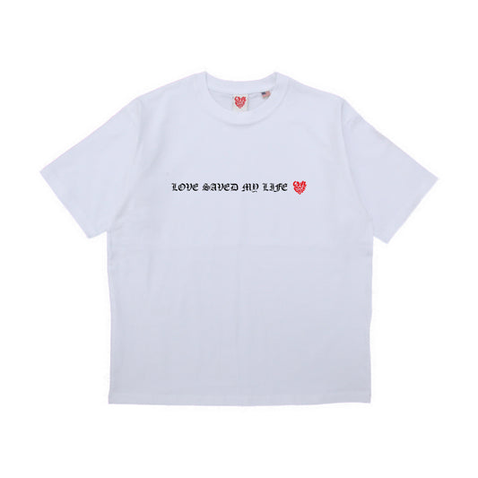 my life tee in white