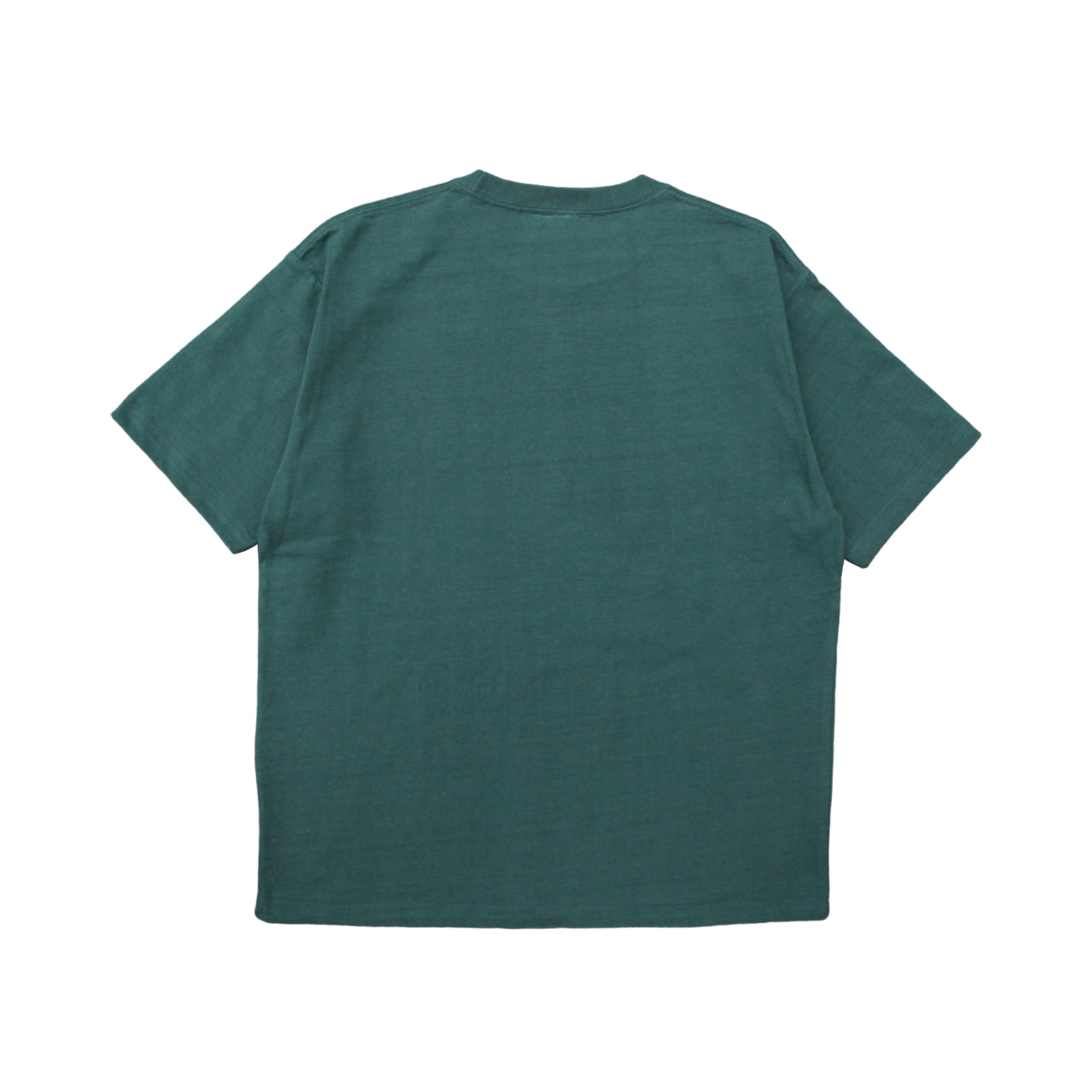 tagging tee in deep green