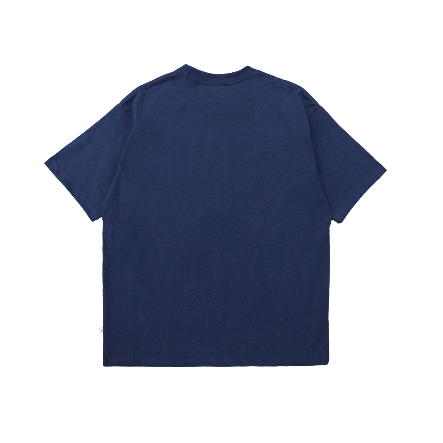 tagging tee in deep blue