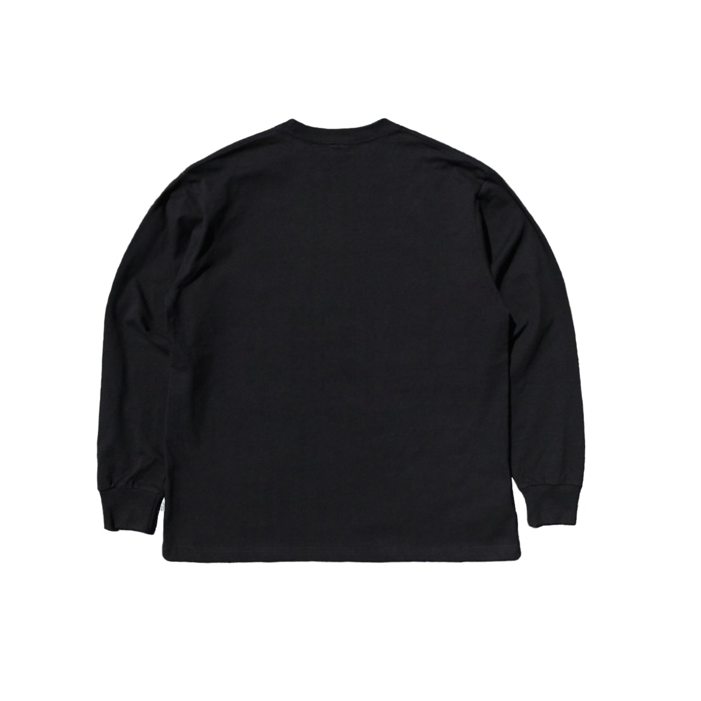 tagging LS tee in black