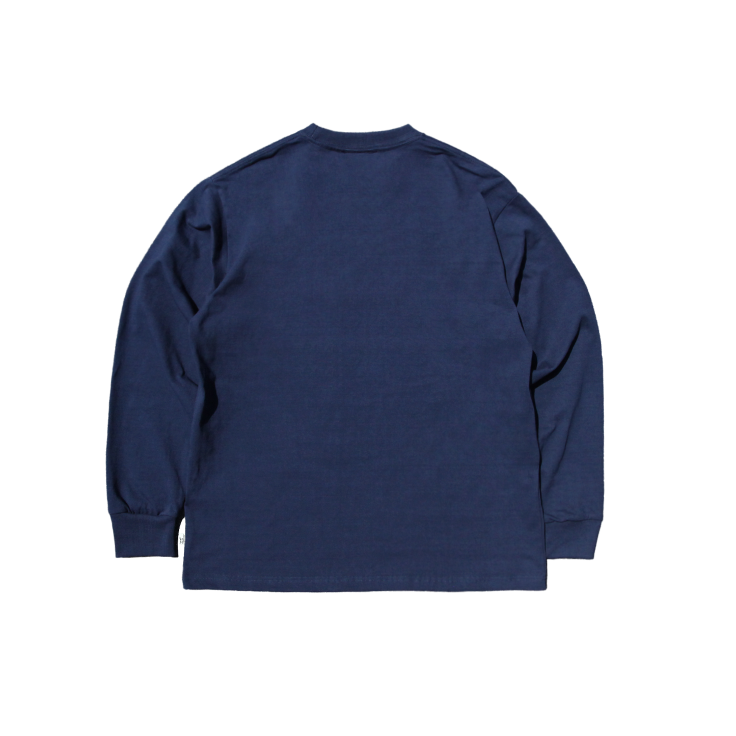 tagging LS tee in deep blue