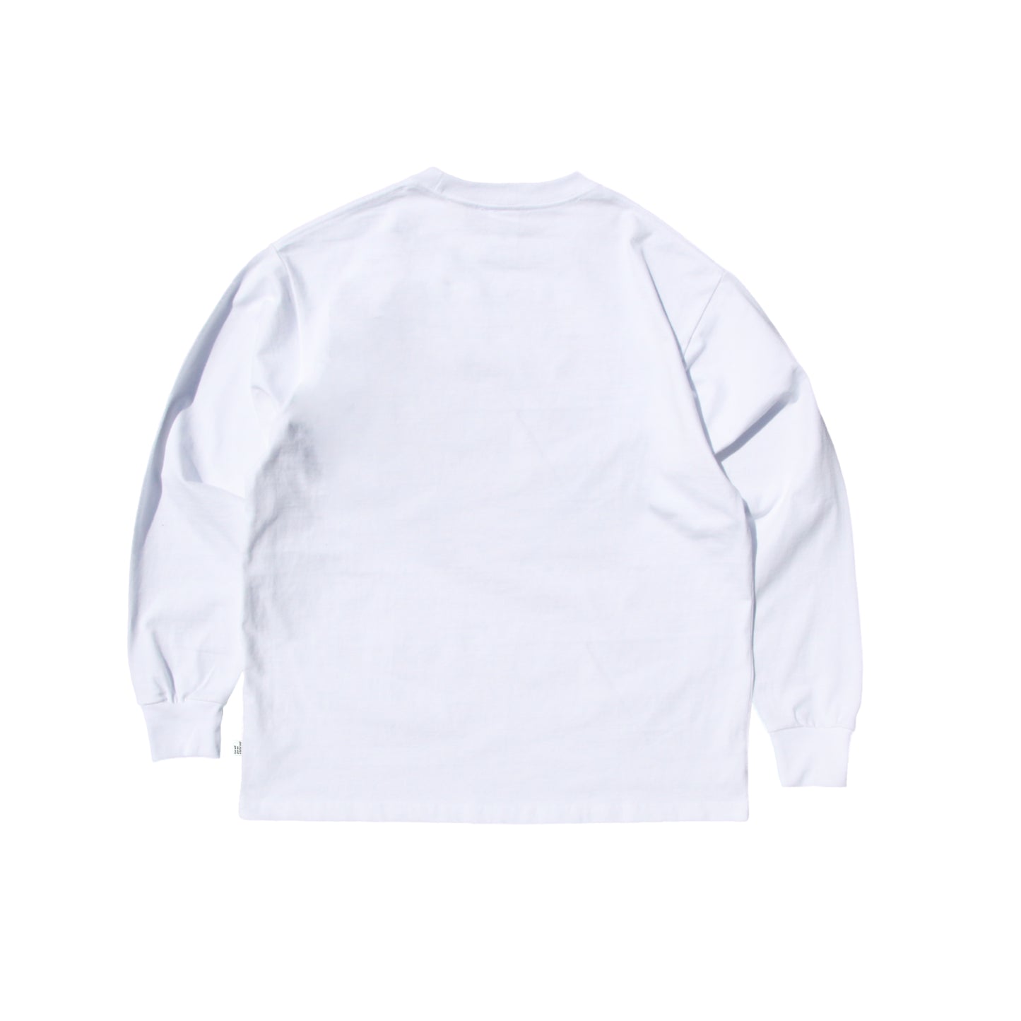 heart LS tee in white