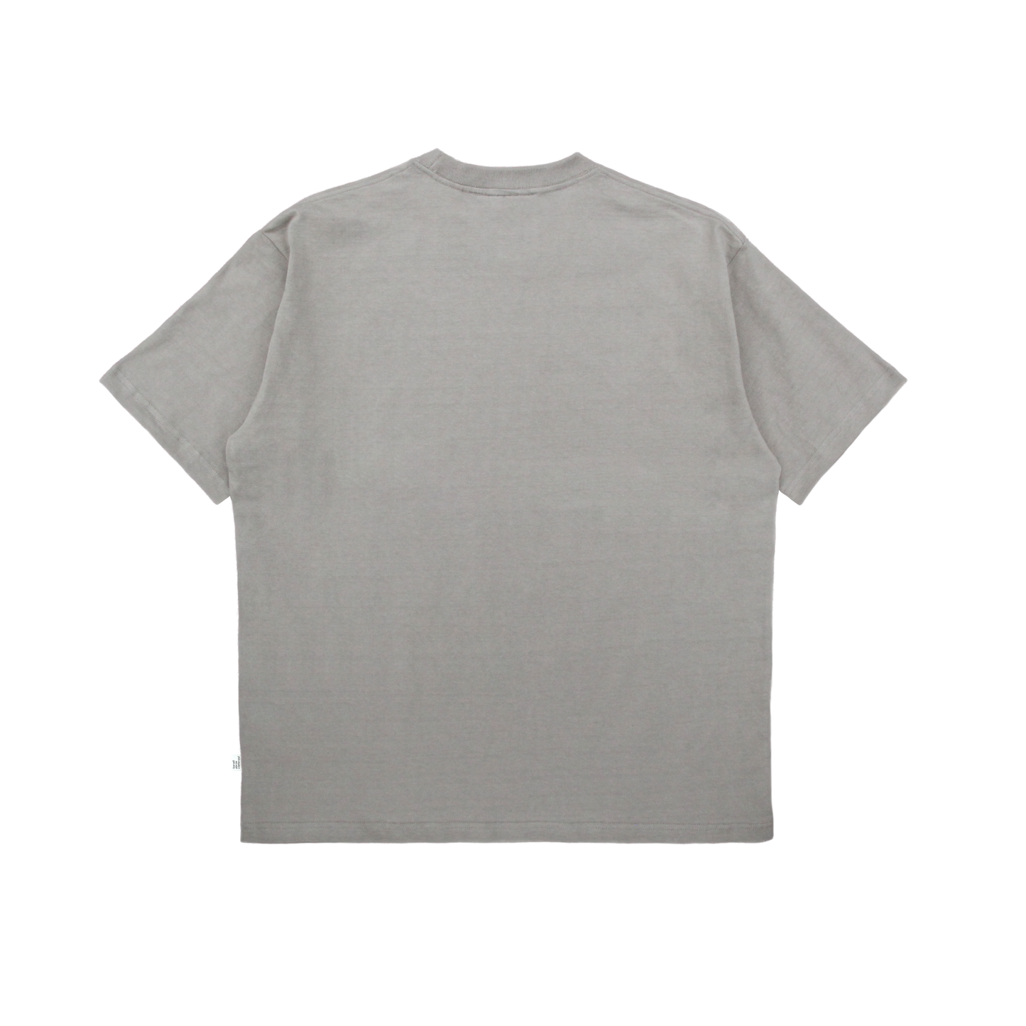 tagging tee in greyish green