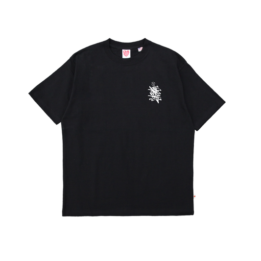 tagging tee in black