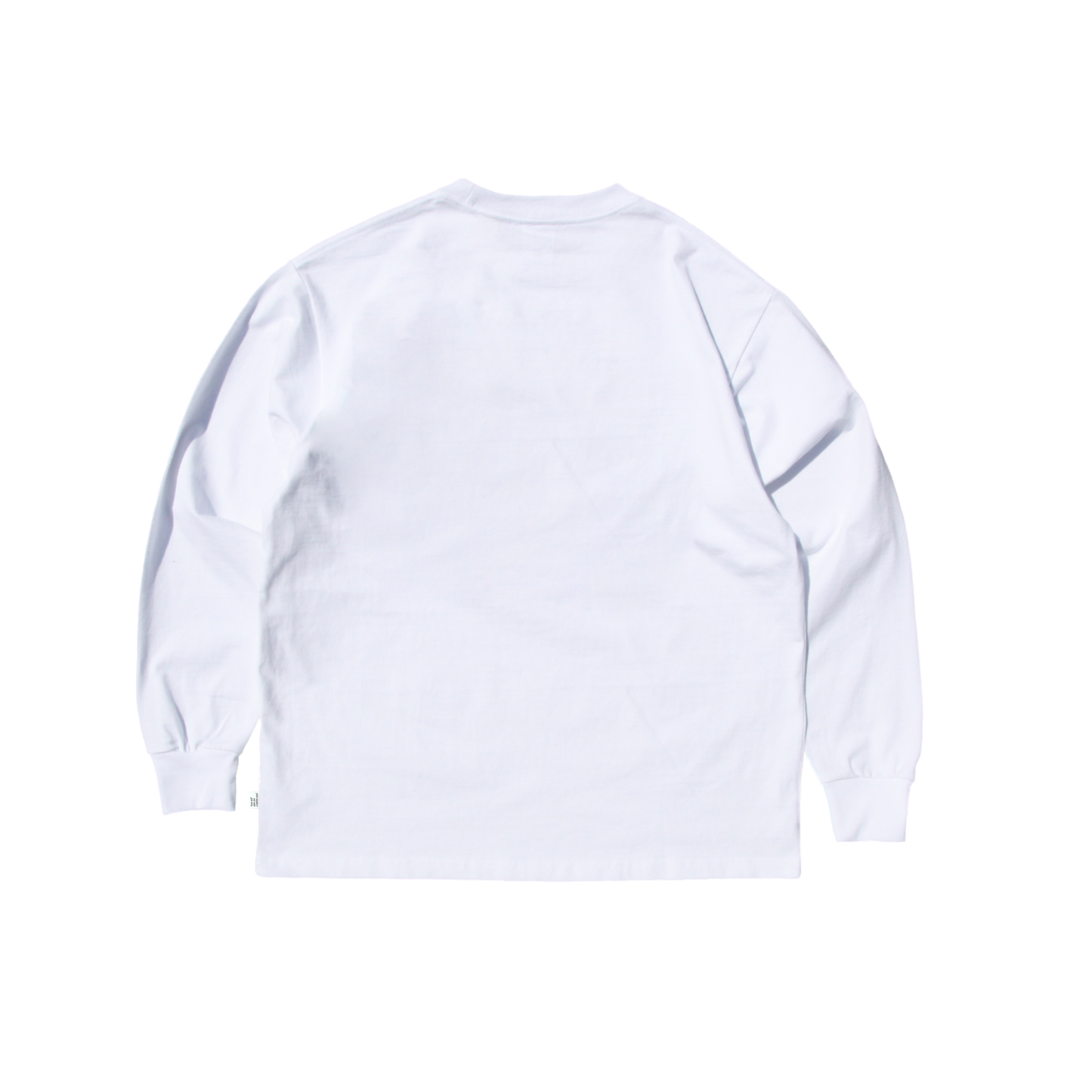 heart LS tee in white