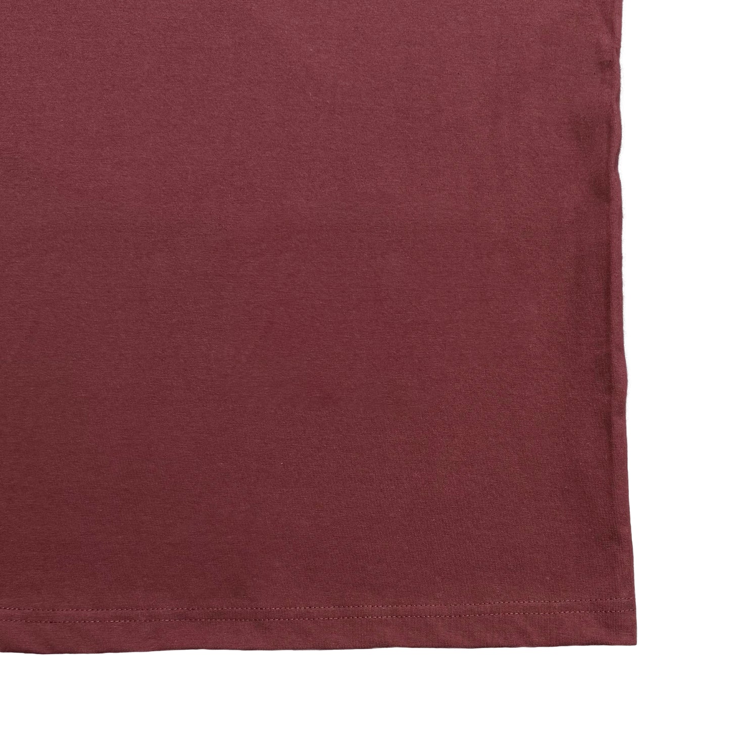 back print tagging tee in bordeaux