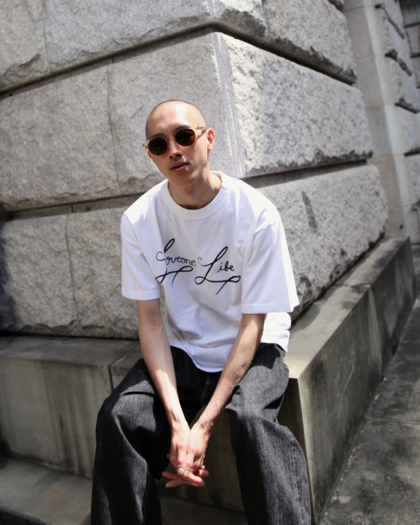 love one life tee in vintage white