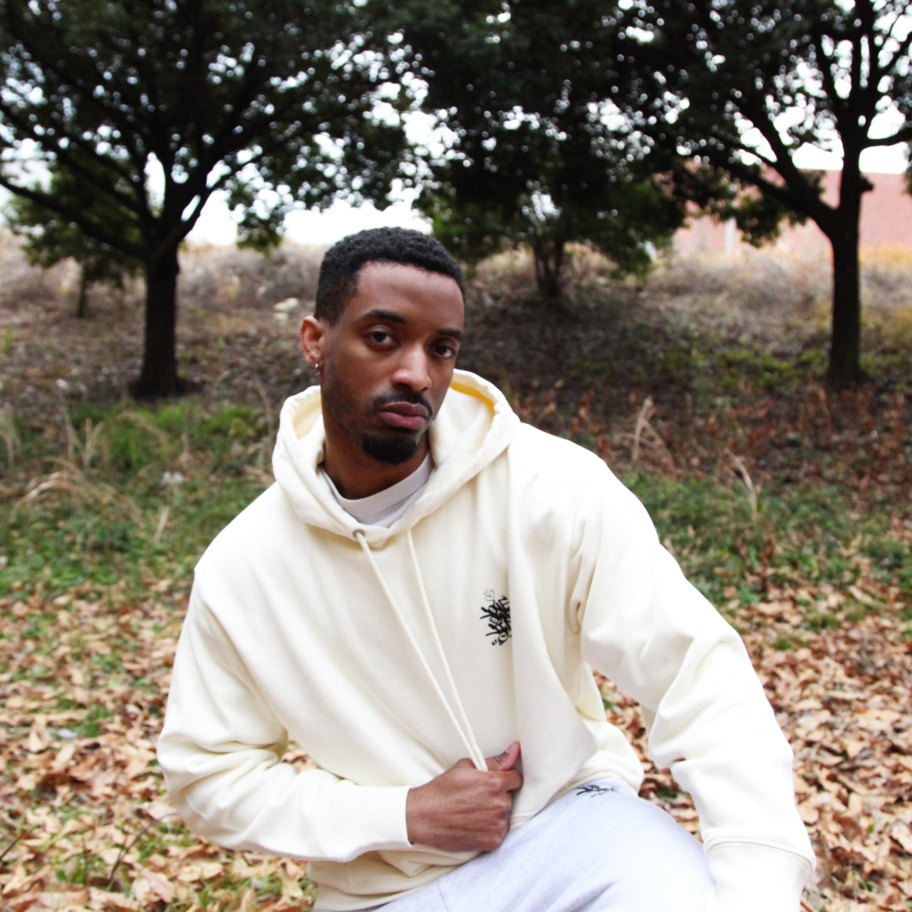 tagging hoodie in natural