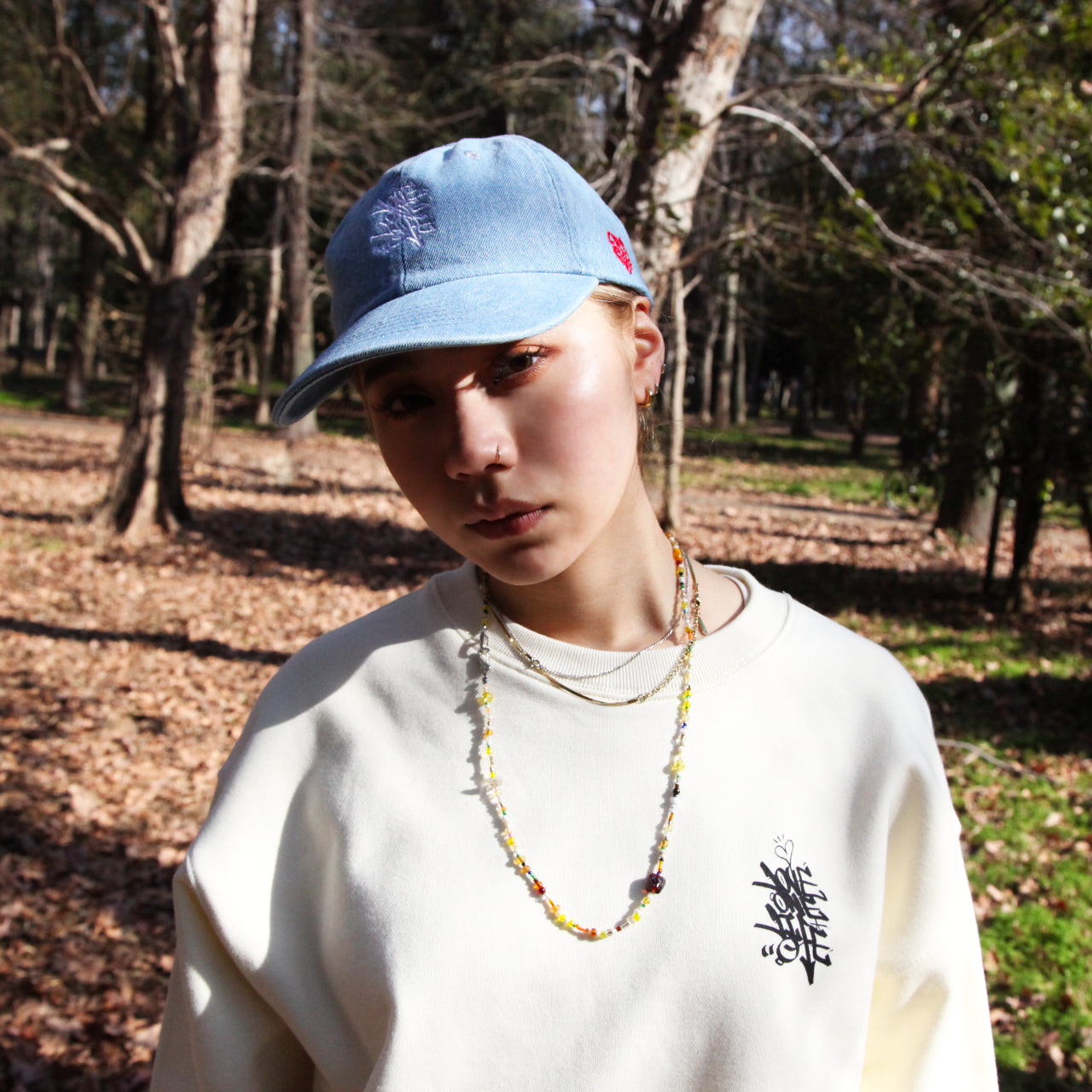 denim cap ice blue