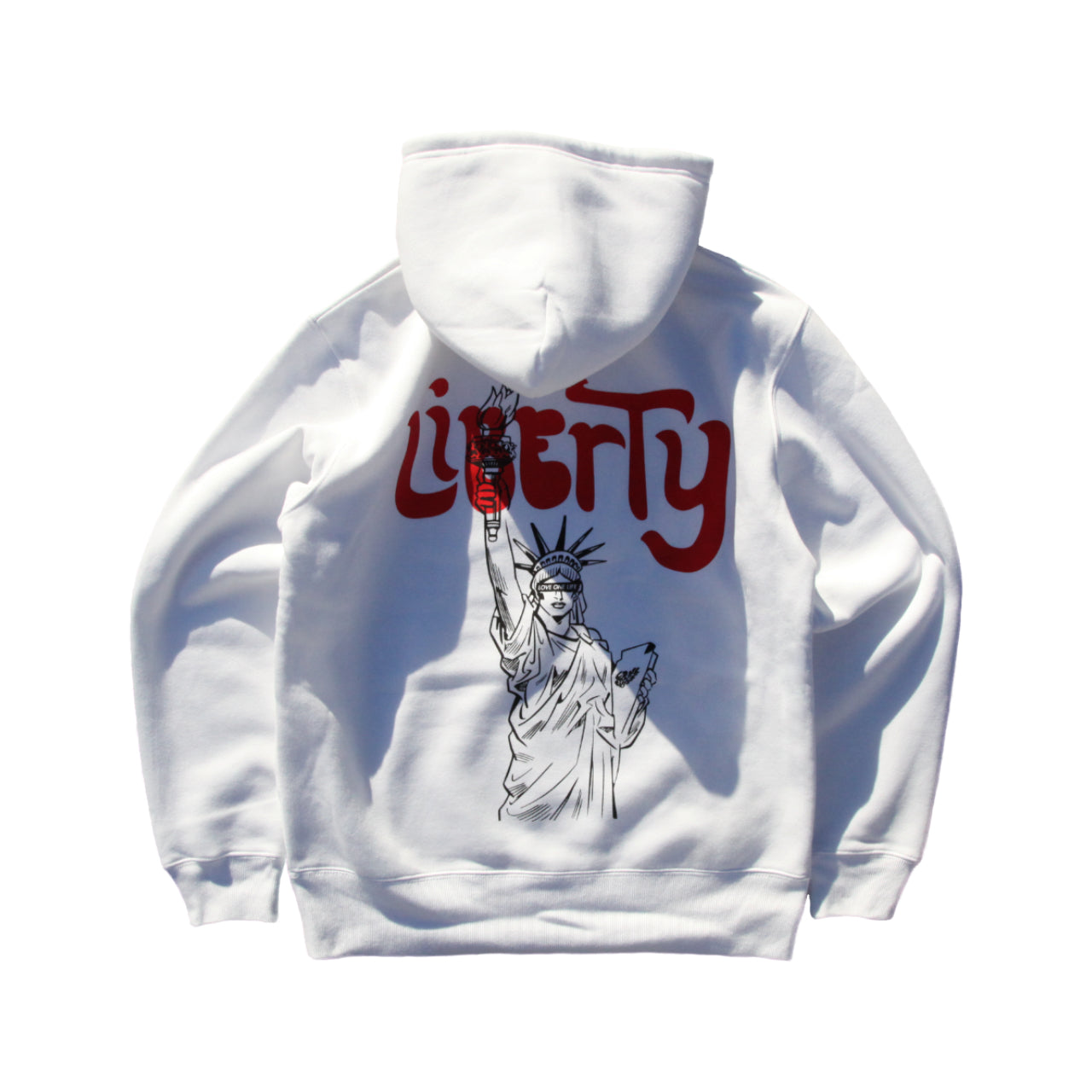 liberty hoodie in white