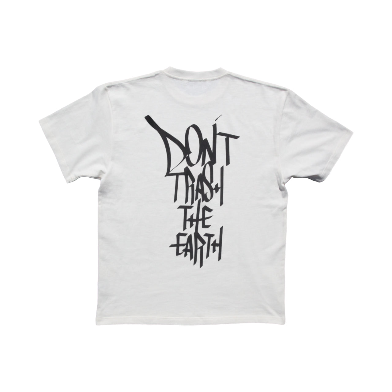 don't trash the earth tee in off white