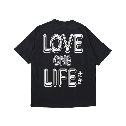 love one life tee in black