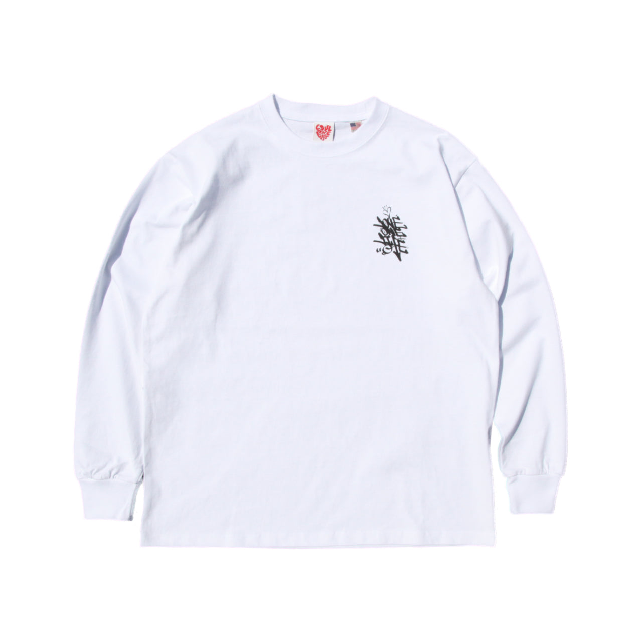 better soul tagging LS tee in white