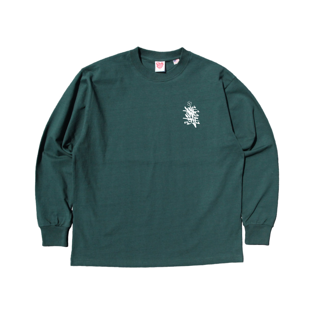 better soul tagging LS tee in deep green