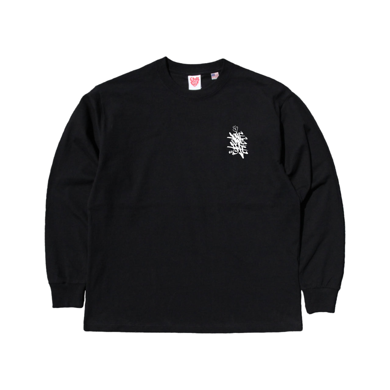 better soul tagging LS tee in black