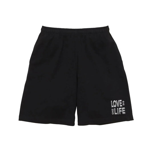 love one life half pants in black