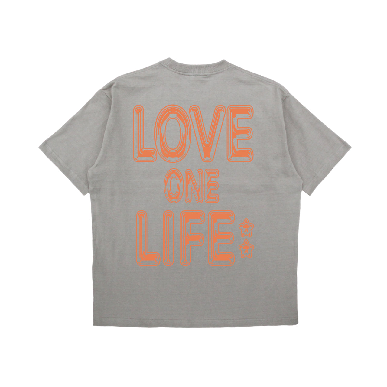 love one life tee in greyish green