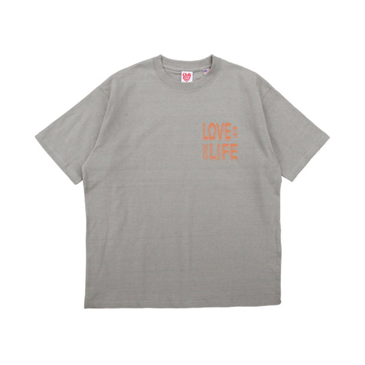 love one life tee in greyish green