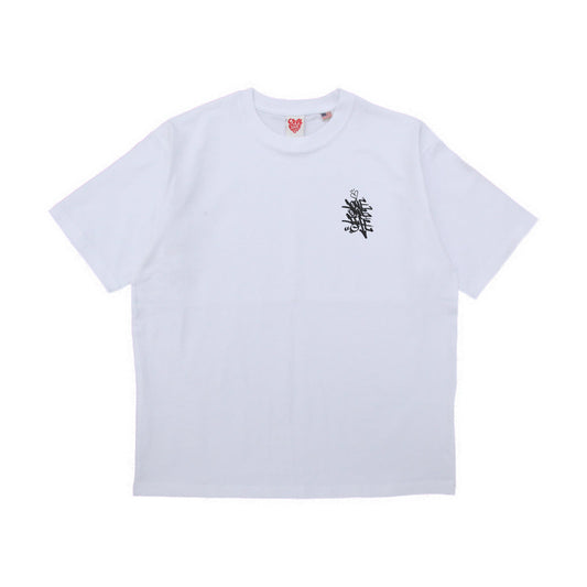tagging tee in white