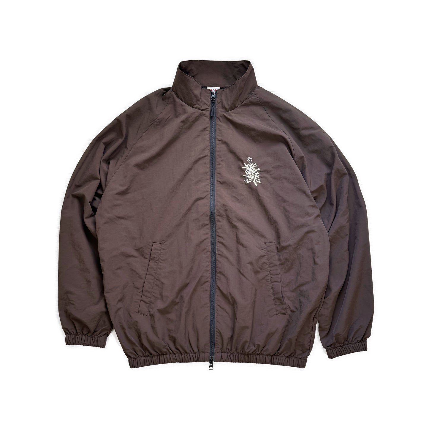 love one life nylon jacket in brown