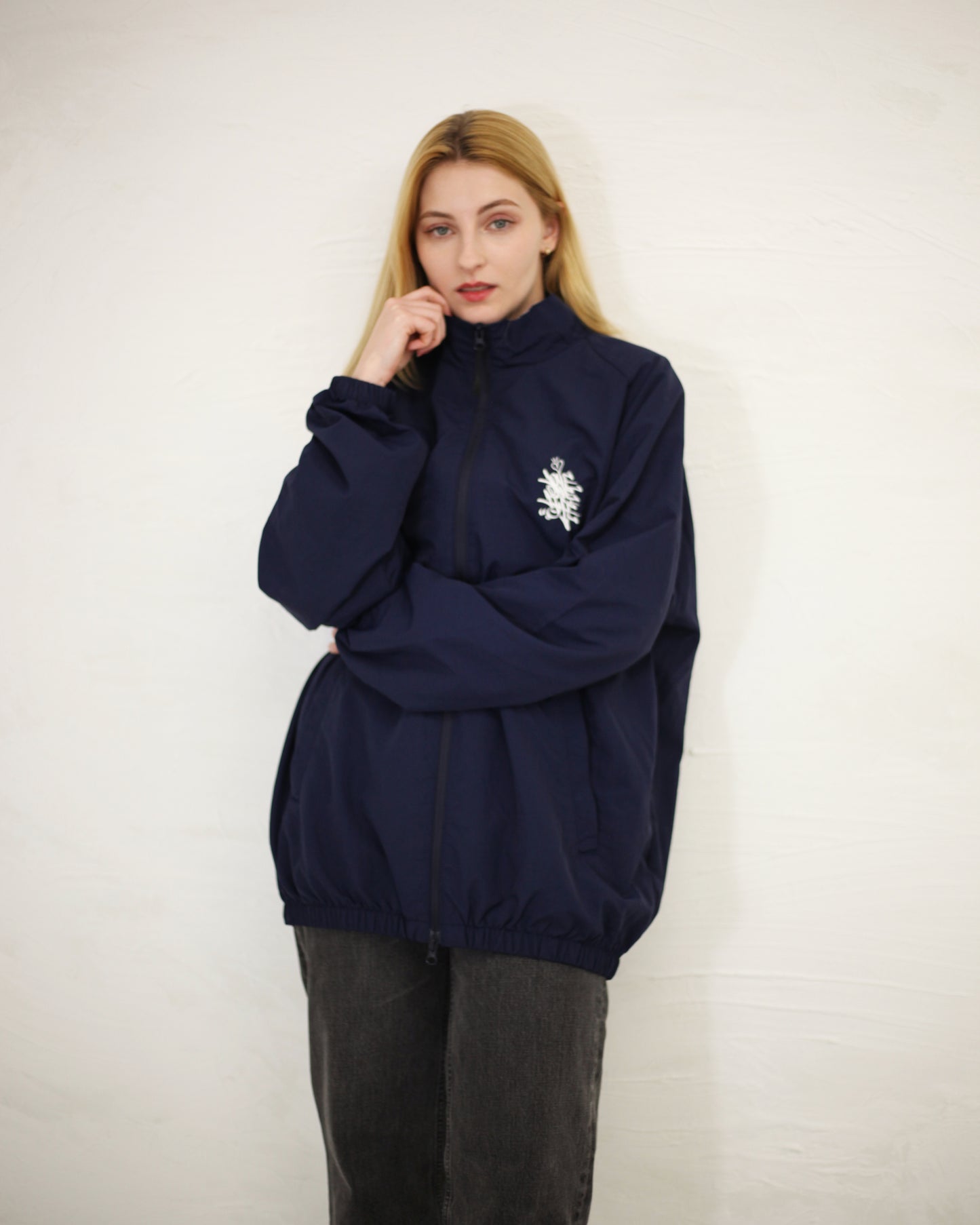 love one life nylon jacket in navy (3月16日 販売開始)