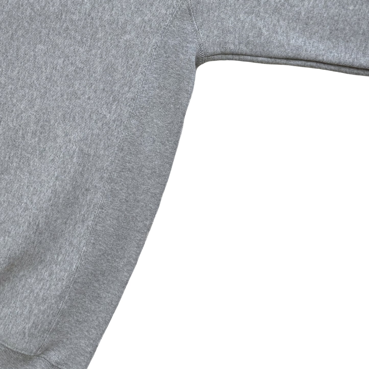 crew reverse weave sweater in gray
