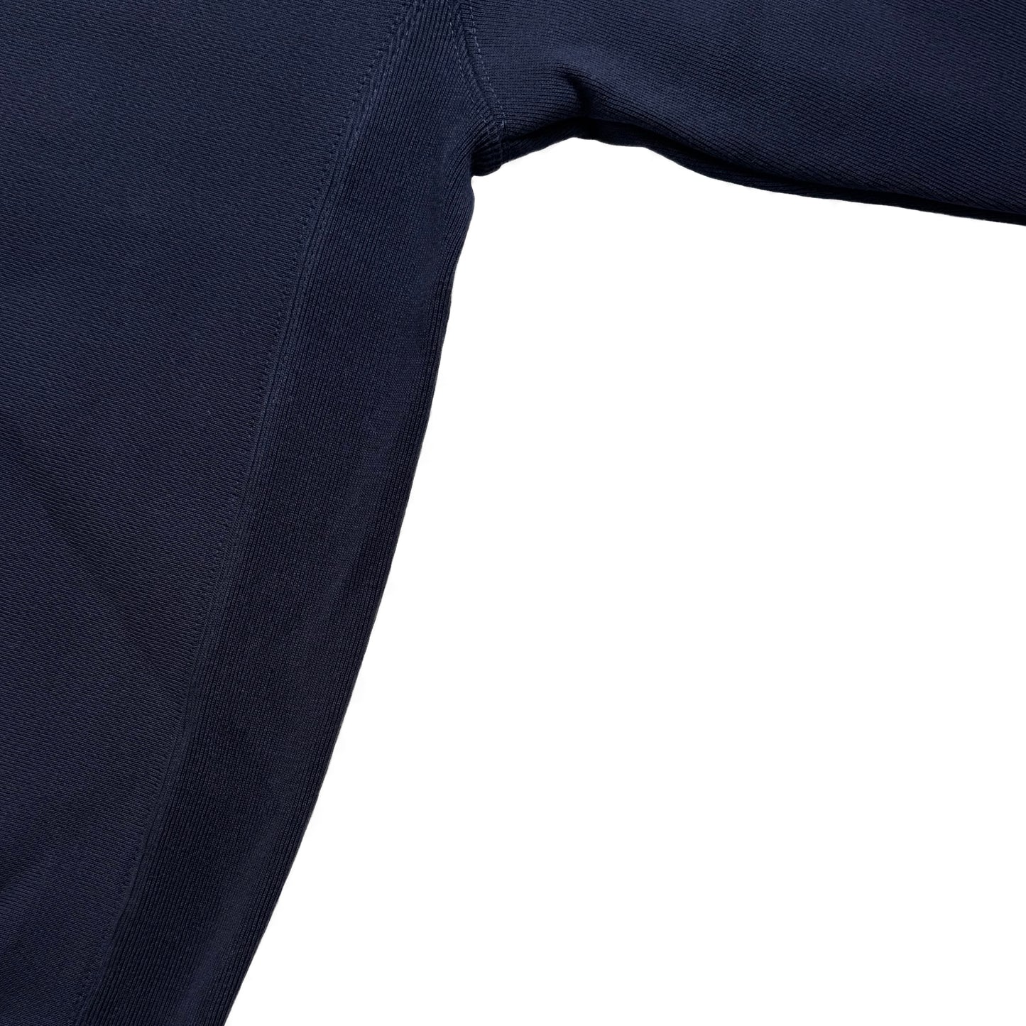 crew reverse weave sweater in navy