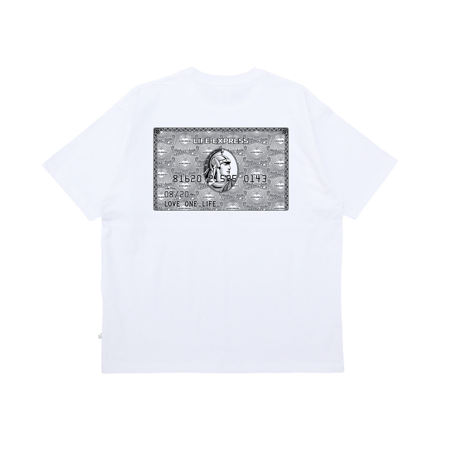 life express tee in white