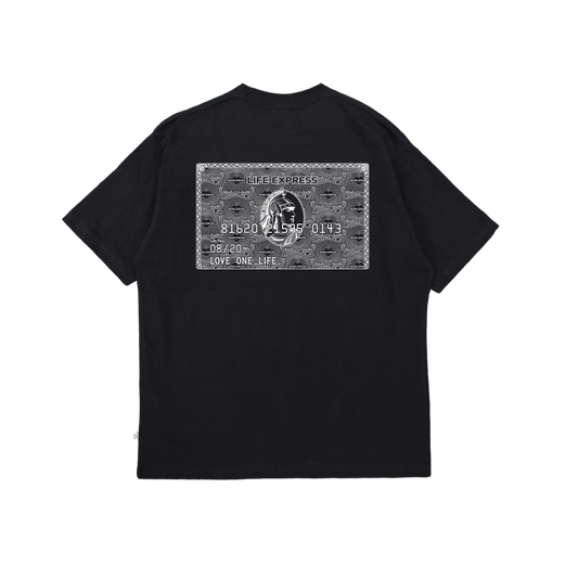 life express tee in black