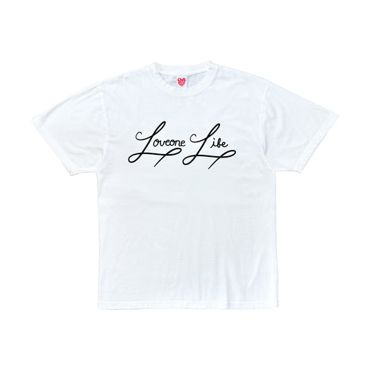 love one life tee in vintage white
