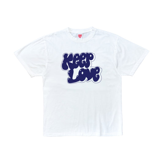 keep love tee in white