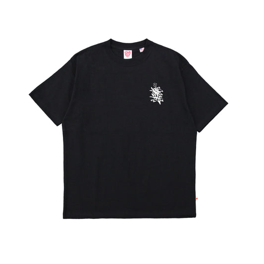 tagging tee in black