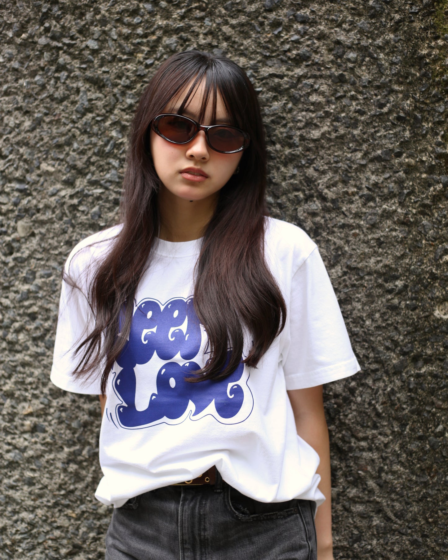 keep love tee in white