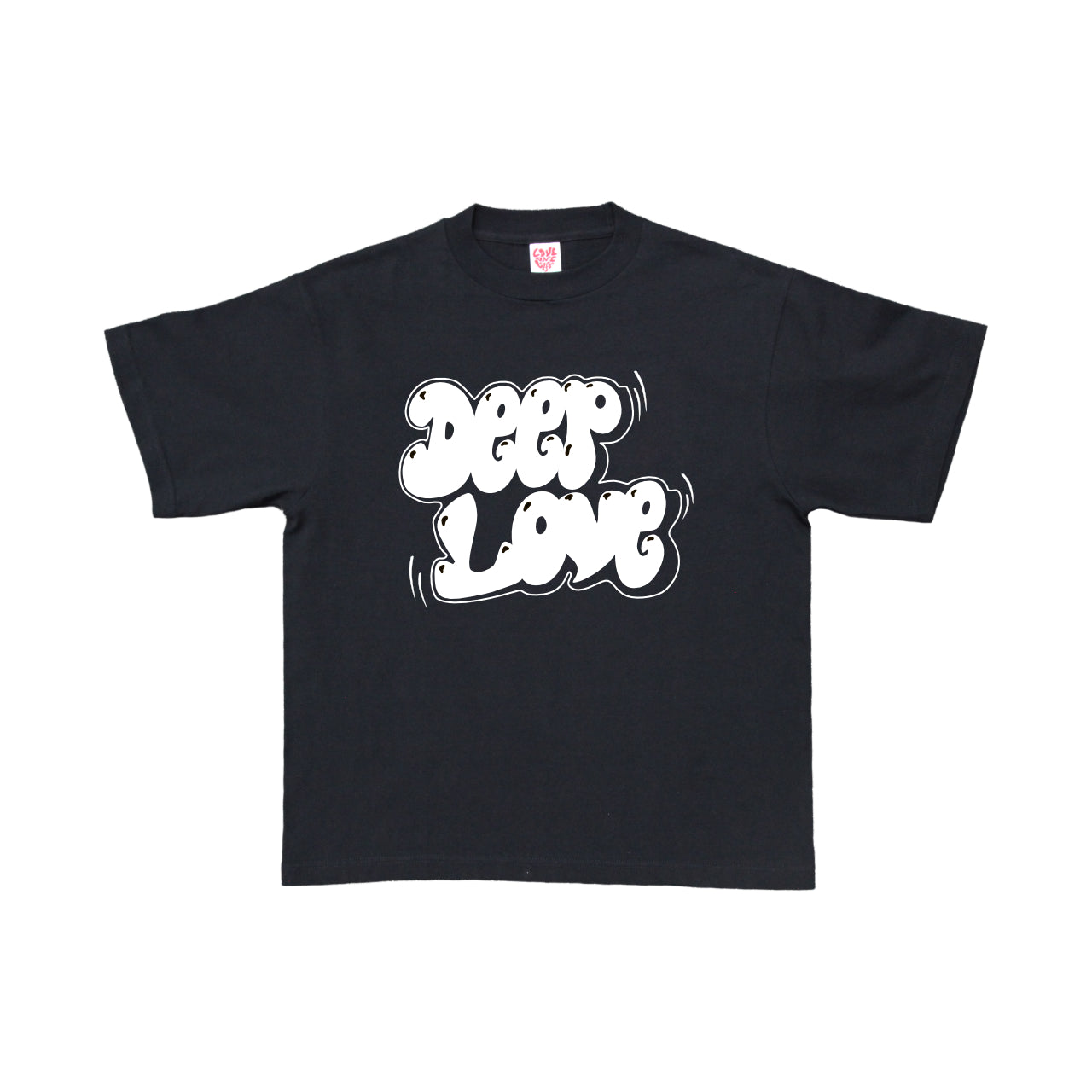 deep love tee in black