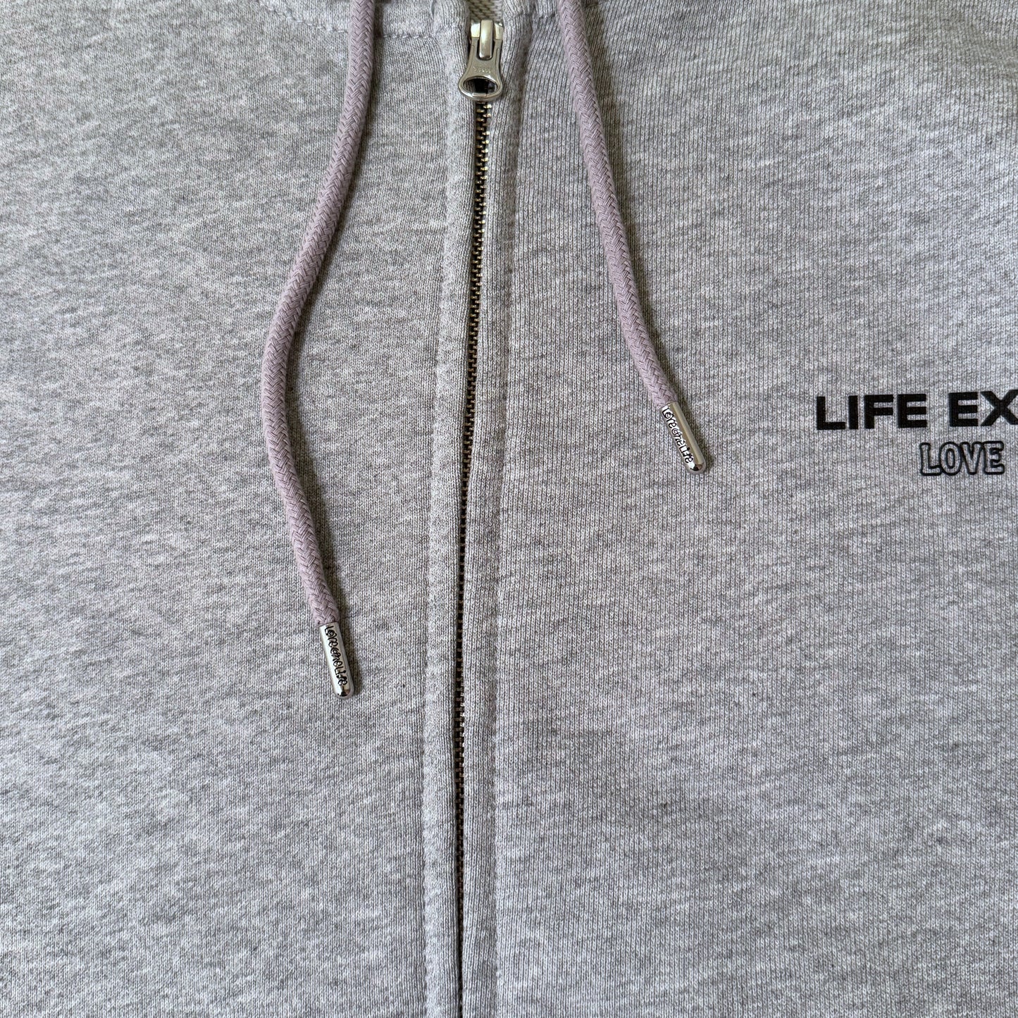 life express hoodie in gray