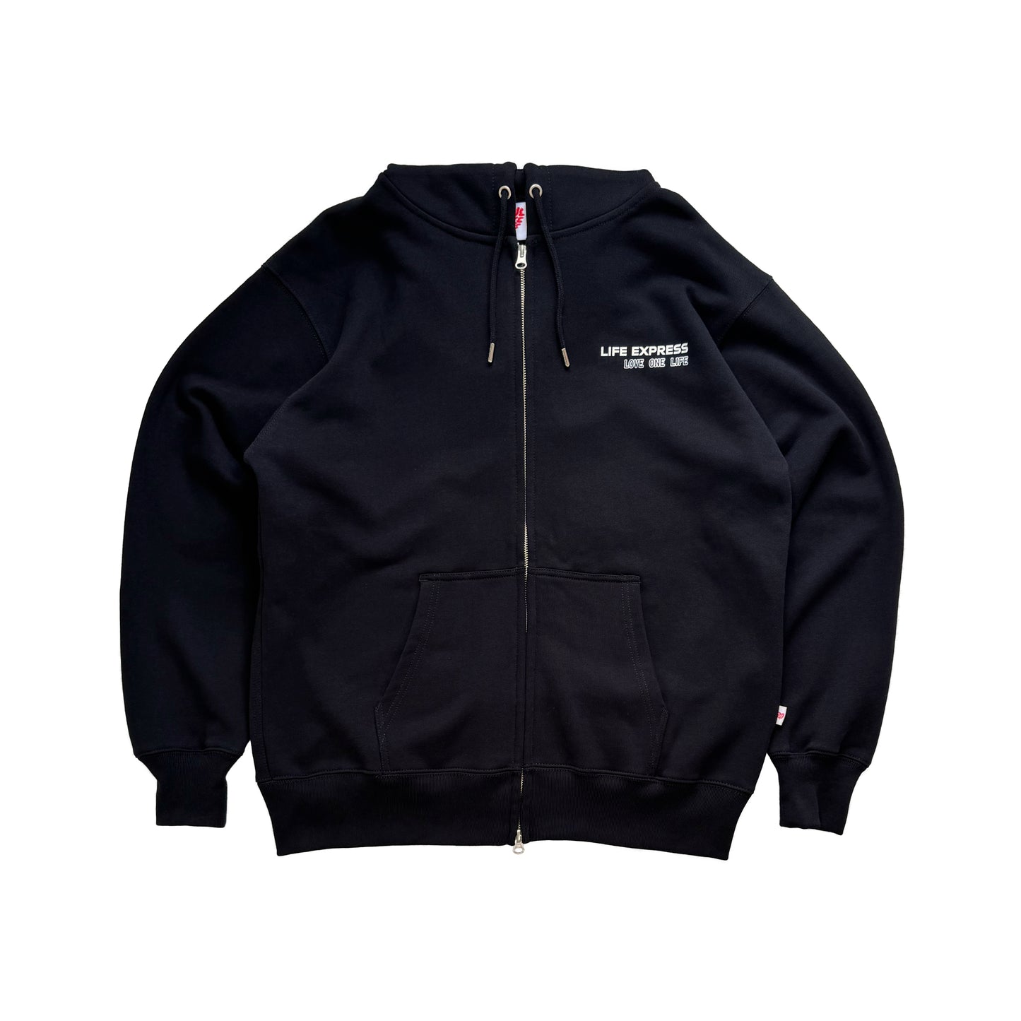 life express hoodie in black