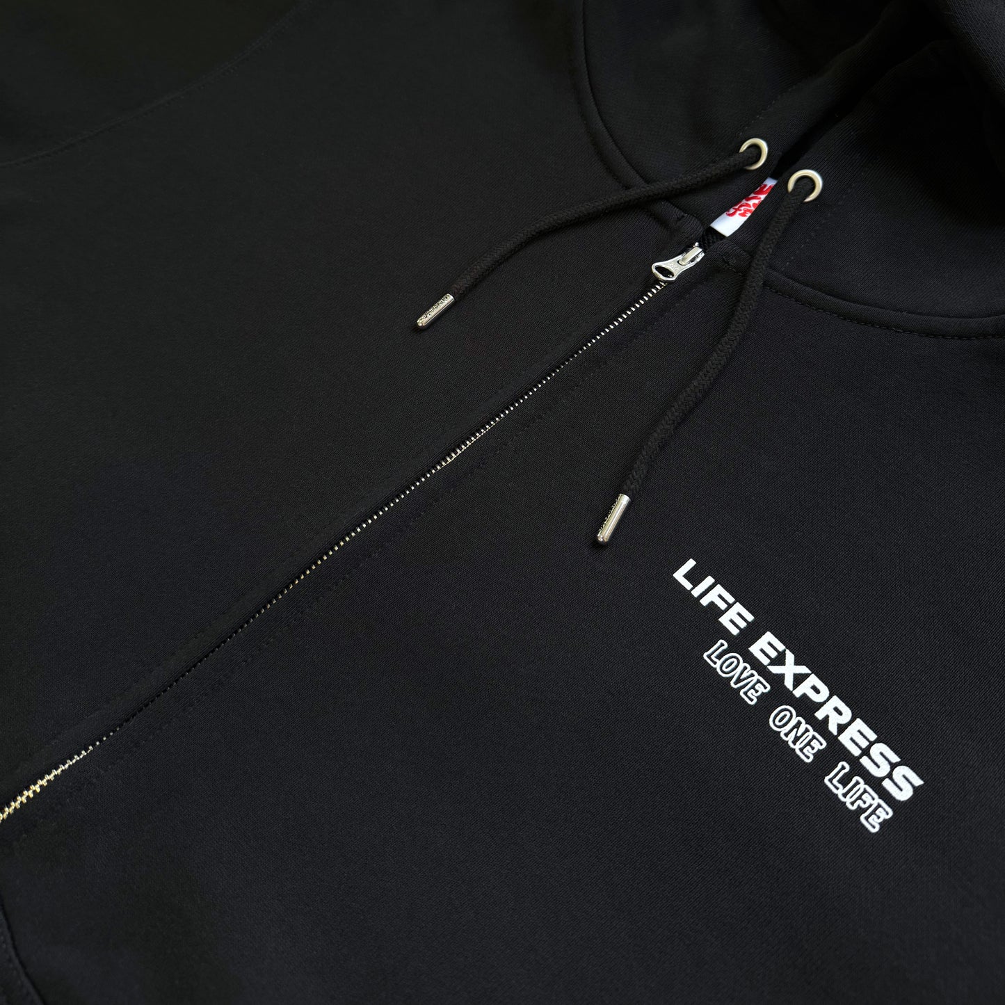 life express hoodie in black