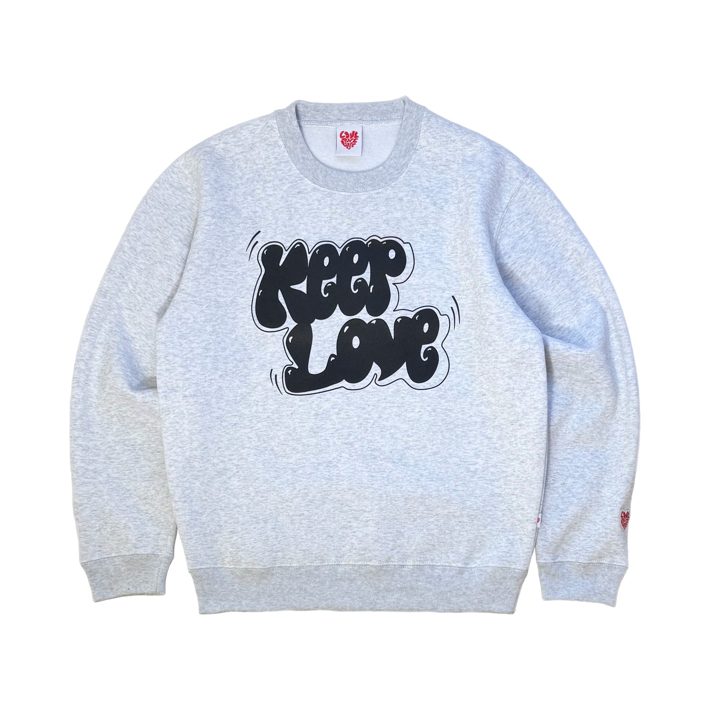 keep love sweater in gray