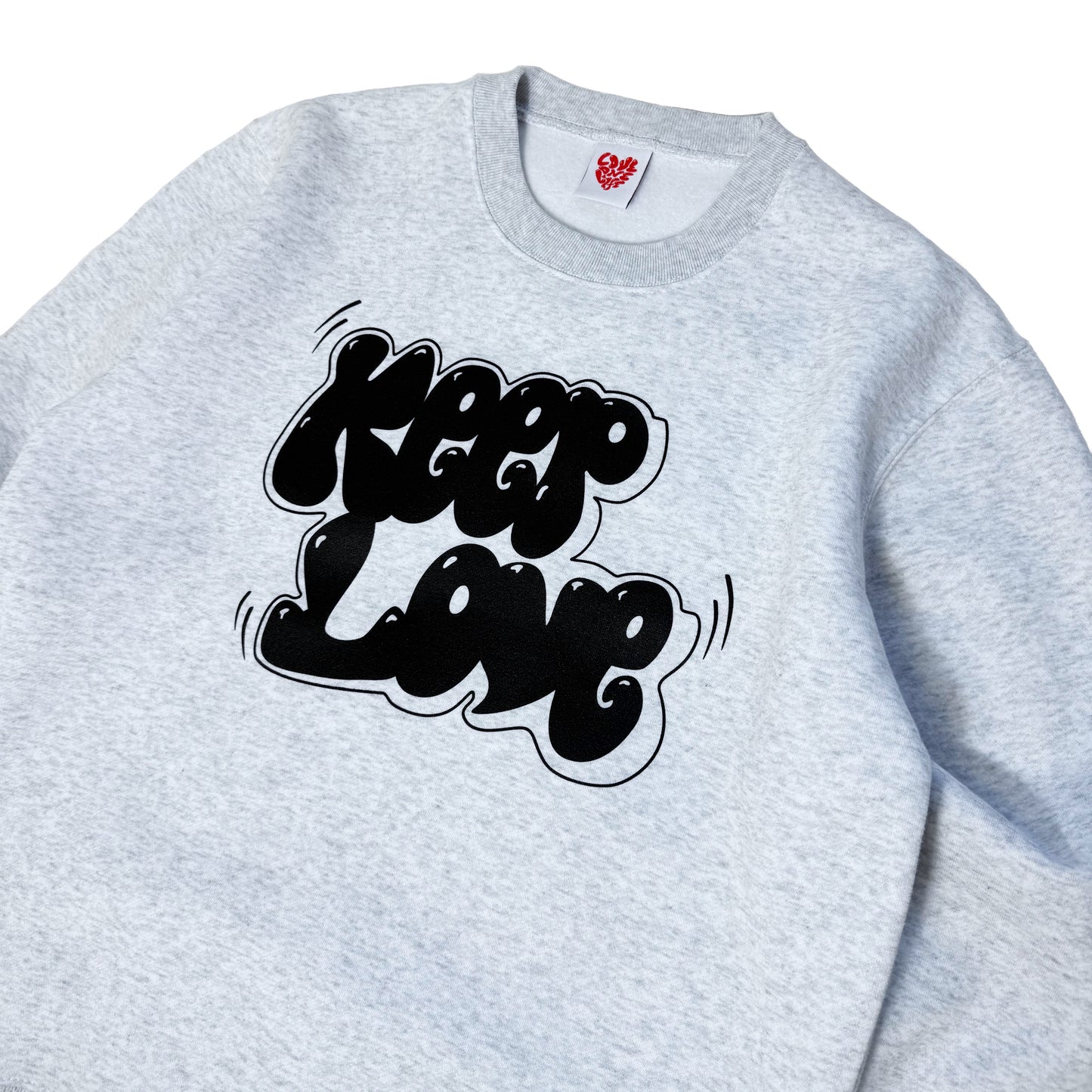 keep love sweater in gray
